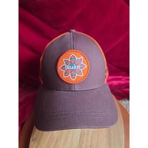 BHAKTI CHAI Tea Original Brown Teal Trucker Mesh Adjust Snapback Cap Hat New